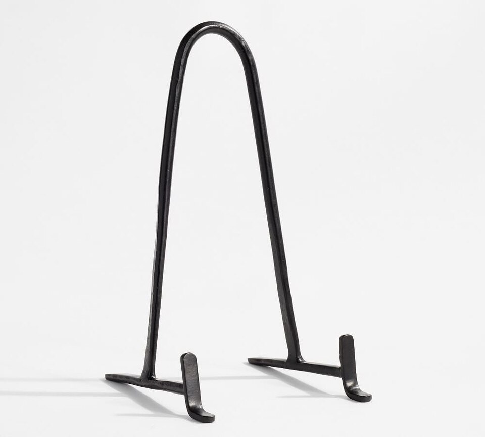 Black Metal Tabletop Frame Easel Stand Pottery Barn Australia